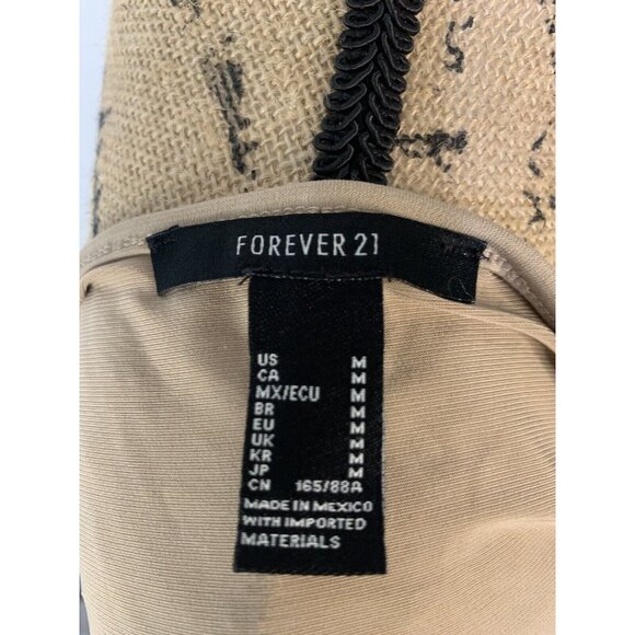 (A-24) Short sleeves womens top forever 21 size M strech - Picture 7 of 7